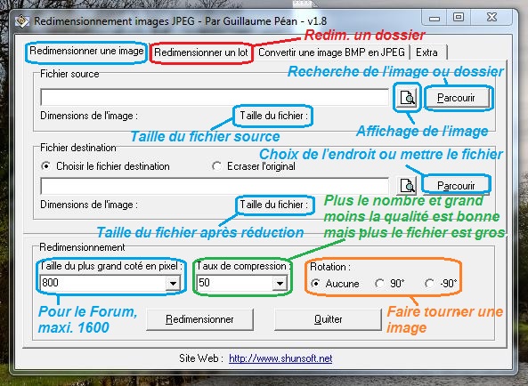 "Redim" et ses fonctions principales